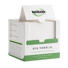 VoilaVe Disposable Face Towels, 50 Count