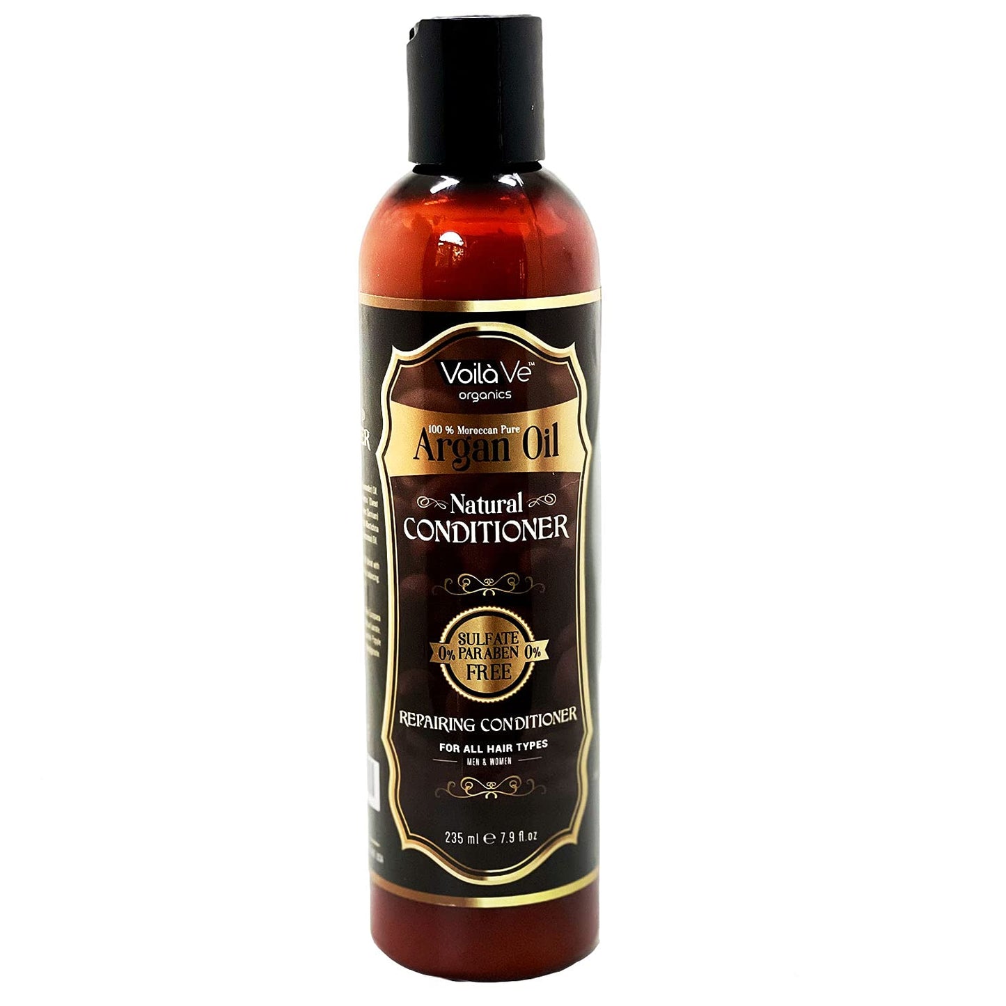 VoilaVe Argan Conditioner - Sulfate & Paraben Free Conditioner - 235ml, 8 fl oz