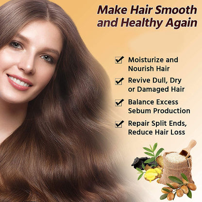 VoilaVe Argan Conditioner - Sulfate & Paraben Free Conditioner - 235ml, 8 fl oz