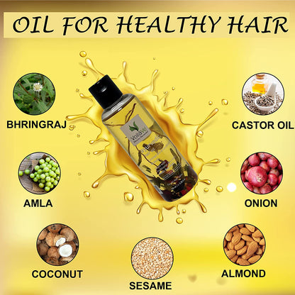 VoilaVe Organic Infused Oil For Hair Growth